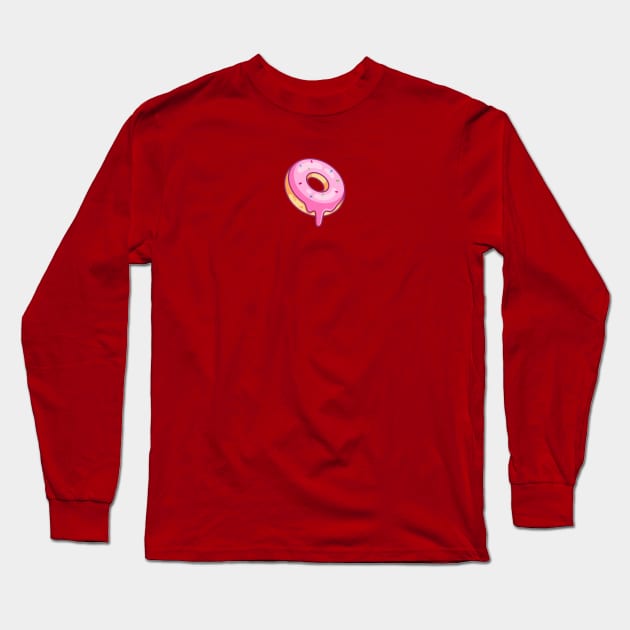 Donut Pixel Long Sleeve T-Shirt by Popon85